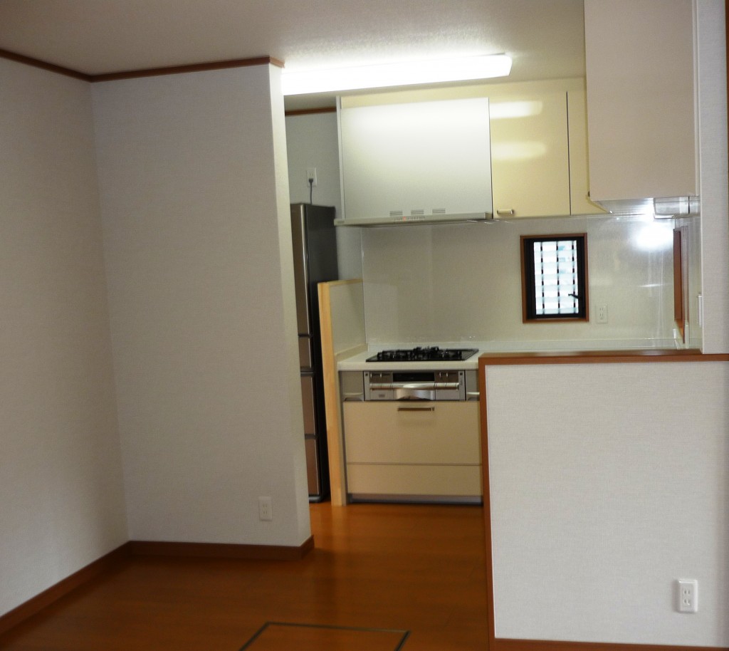 H様邸　L型キッチン変更